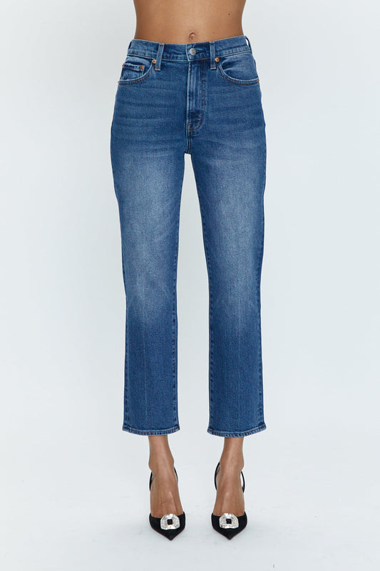 Charlie High Rise Classic Straight - Augustus