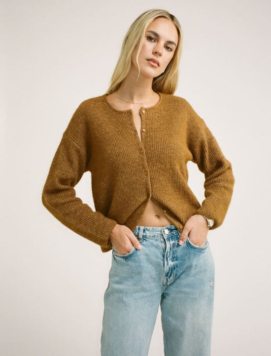 Newport Cardigan - Camel
