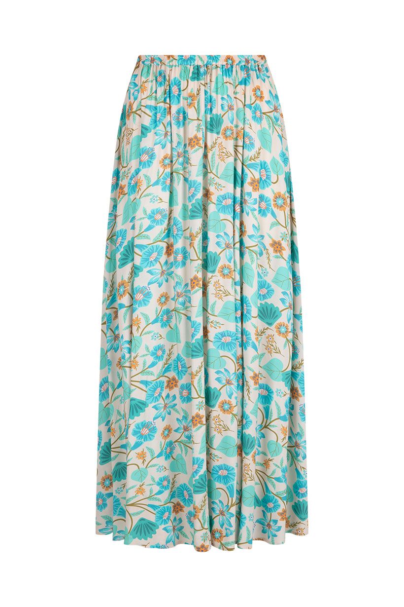 Goldie Maxi Skirt - Lagoon