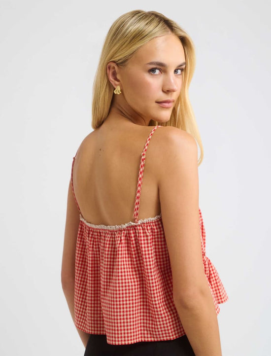 Picnic Tank - Cherry Gingham