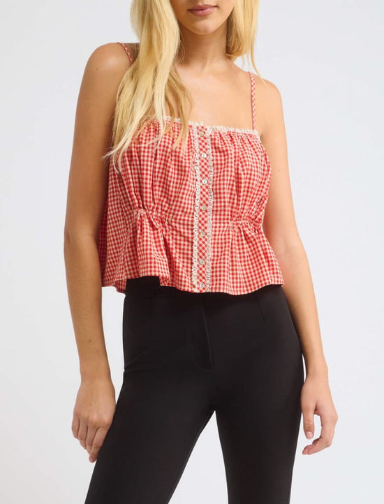 Picnic Tank - Cherry Gingham
