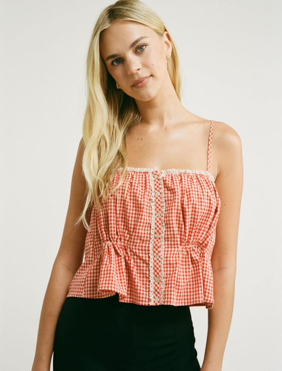 Picnic Tank - Cherry Gingham