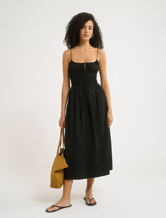 Positano Midi Dress - Black