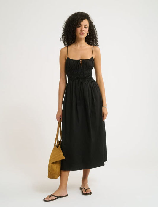 Positano Midi Dress - Black