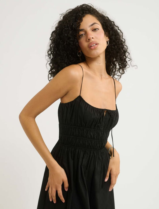 Positano Midi Dress - Black