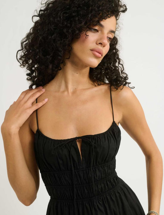 Positano Midi Dress - Black