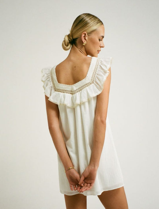 Teacup Mini Dress - White