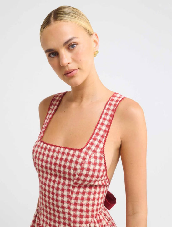 Toulouse Midi Dress - Cherry Pie