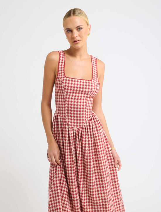 Toulouse Midi Dress - Cherry Pie
