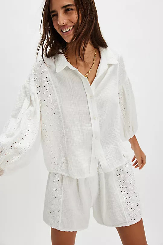 Full Bloom Boxers - Ivory