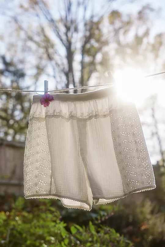 Full Bloom Boxers - Ivory