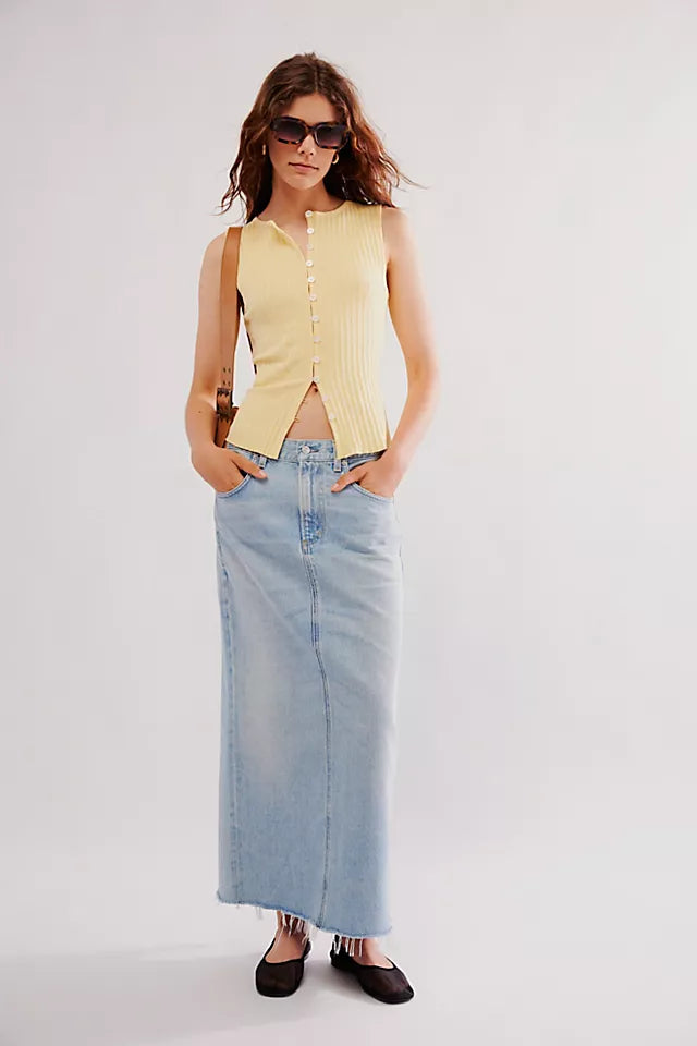 Tilly Vest - Mellow Yellow