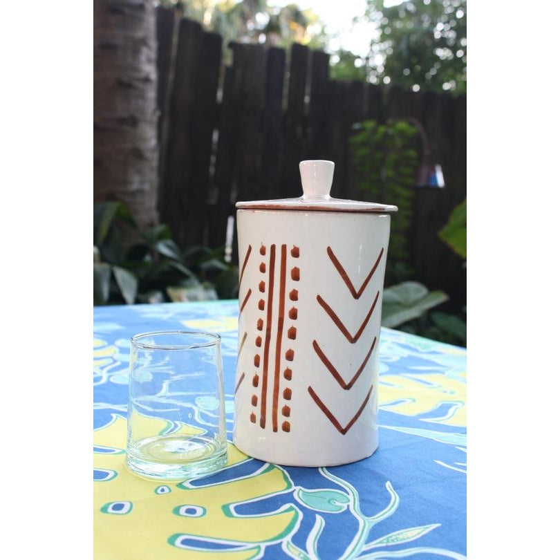 Moroccan Ceramic - Hand-Painted Kitchen Utensil Holder
