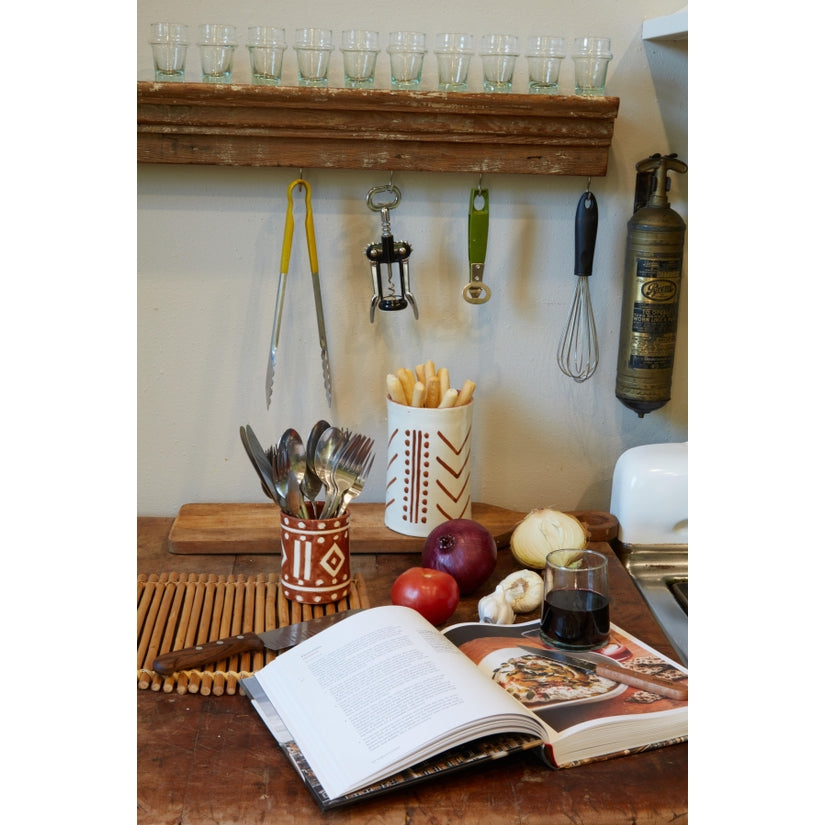 Moroccan Ceramic - Hand-Painted Kitchen Utensil Holder