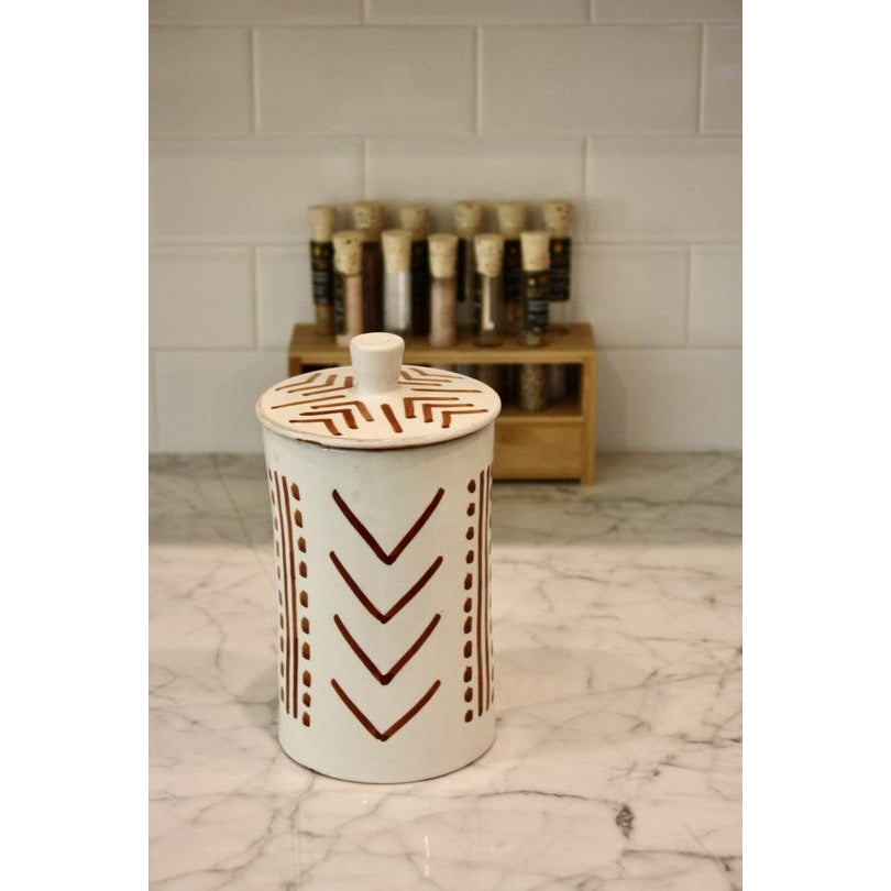 Moroccan Ceramic - Hand-Painted Kitchen Utensil Holder