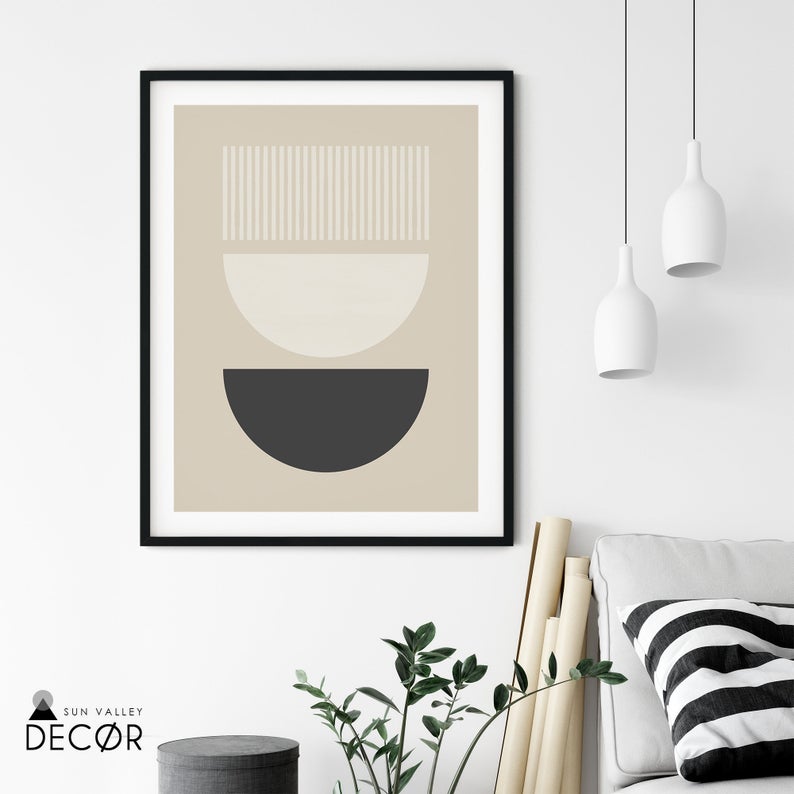 Modern Geometric Art Print