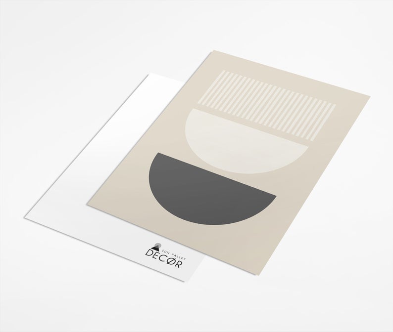 Modern Geometric Art Print